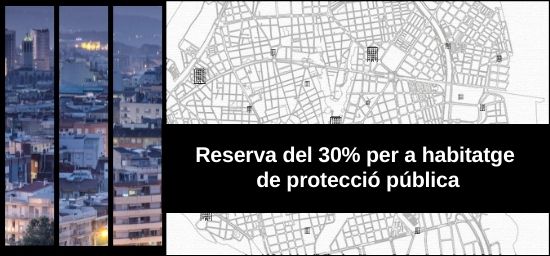 30% del suelo para vivienda social de protección pública