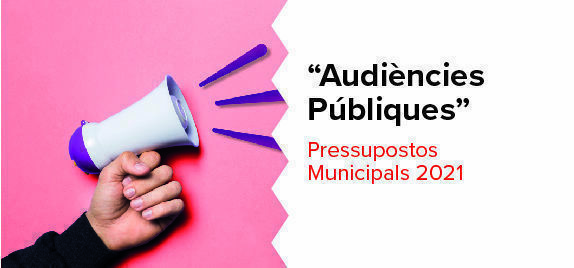 Audiència pública de Pressupostos Municipals 2021